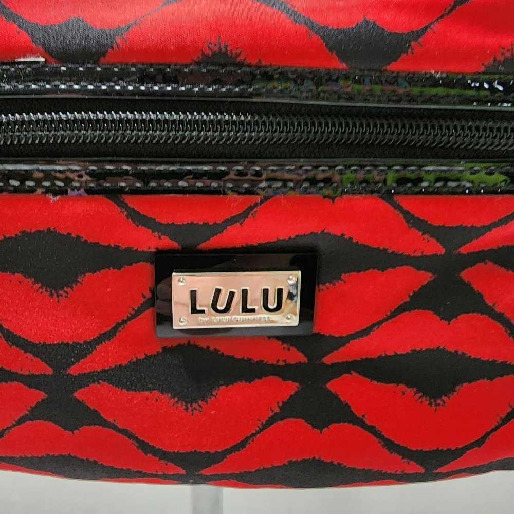 LuLu Red Lip Print Wristlet Purse - by Lulu Guinness - Picture 4 of 6